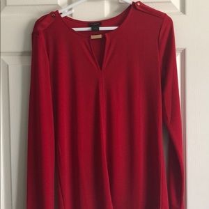 Red gold accent - great condition 4 holiday party